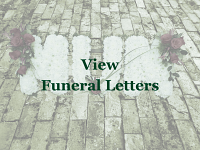 View Funeral Letters